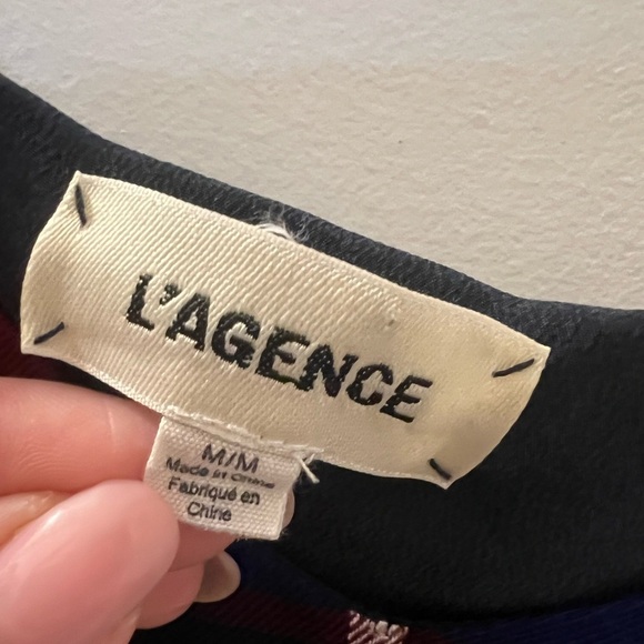 L’AGENCE Jane Camisole- Red/Blue Plaid - Picture 4 of 5